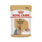 Royal Canin Sachê Para Yorkshire Terrier Adultos Pelagem Saudável 85 g