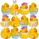 Rubber Ducks ArtCreativity Easter 6 Designs, pacote com 12 polegadas e 2,5 polegadas