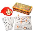 Russian Lotto Game Bingo Game Set - Conjunto de Bingo de Viagem - Jogos De Tabuleiro para Adultos - Jogo Italiano Tombola