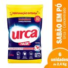 Sabão em Pó Urca Concentrado Sache 2,4kg - 6 Unidades