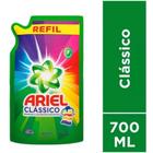 Sabão Líquido Ariel Clássico Roupas Brancas E Coloridas Sachê 700 Ml Revenda Barato