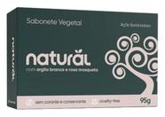 Sabonete Argila Branca E Óleo De Rosa Mosqueta Natural 95G