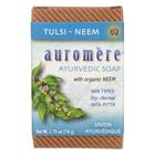 Sabonete Ayurvédico Tulsi-Neem 2,75 Oz da Auromere (pacote com 6)