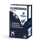 Sabonete Cães e Gatos 80g World Veterinária Clorexidina