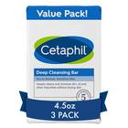 Sabonete Cetaphil Deep Cleansing para rosto e corpo, pacote com 3