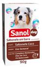 Sabonete Coco Em Barra Sanol Dog - 90g