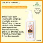 Sabonete de Glicerina Facial Vitamina C, 15% Mulateiro e Ácido hialurônico 200ml