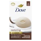 Sabonete Dove Beauty Bar restaurador de manteiga de coco e cacau 110g x6