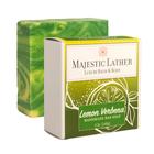 Sabonete em barra Majestic Lather Lemon Verbena Luxury para rosto e corpo