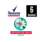 Sabonete em Barra Rexona Antibacterial Fresh 6 Unidades 84g Cada