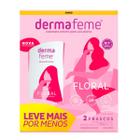 Sabonete Íntimo Dermafeme Floral Kit Com 2 Unidades 200ml Cada