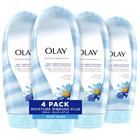 Sabonete líquido Olay Moisture Ribbons Plus Shea Blue Lotus 532mLx4