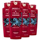 Sabonete Líquido Old Spice Krakengard para Homens - 710ml (Pack com 4)