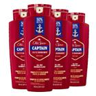 Sabonete Líquido Old Spice Red Collection Captain - 700mL (Kit com 4)