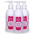 Sabonete Liquido Plastica Natural 180Ml Com Colágeno Kit C/3