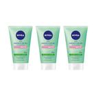 Sabonete Nivea Facial 145G Gel Controle Brilho - Kit Com 3Un