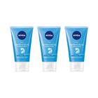 Sabonete Nivea Facial 150G Gel Equilibrio Protetor-Kit C/3Un