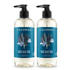 Sabonete para lavagem de mãos Caldrea Basil Blue Sage 320ml, pacote com 2