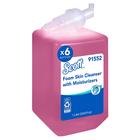 Sabonete para mãos reabastece Scott Foam com hidratantes de 1,0 L (6 frascos)