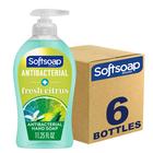 Sabonete para mãos, sabonete antibacteriano, fresco, cítrico, 330 ml, pacote com 6