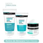 Sabonete Purified Skin 150g + Esfoliante Facial + Hidratante Facial Face Care Neutrogena