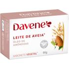 Sabonete Vegetal Leite de Aveia Óleo de Amêndoas 90G Davene