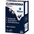 Sabonete World Veterinária Dug's Clorexidina Cães & Gatos 80g