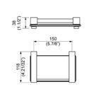 Saboneteira De Parede Perflex Trend 12125010