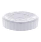 Saboneteira de Pia de Acrílico Redondo Branco Bagno 10,5CM DE Ø - PARAMOUNT