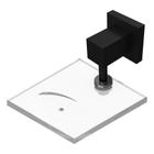 Saboneteira Square Luxo Real Black