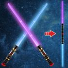 Sabre de Luz LESUTER TOYS 2 em 1 com Alça Telescópica