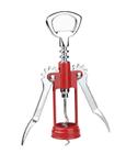 Saca Rolha Classic Vermelho Aço Inox 16 Cm Hauskraft