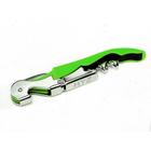 Saca Rolhas Vinho Garrafa Manual Tradicional Inox Verde