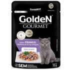 Sachê GoldeN Gourmet Gatos Filhotes Frango, Abóbora e Arroz Integral 70g