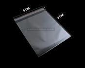 Saco Adesivado Plástico Transparente 5x7 100 Un. 0,08