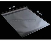 Saco Adesivado Saquinho Plástico Transparente 10x10 1000 Uni