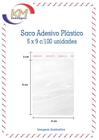 Saco adesivo plástico 6 x 9 c/100 unid - saquinho, miudezas, bijuterias, doces, acessórios (14172)