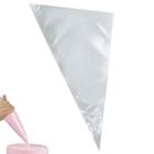 Saco Confeitar Bolo Doces 38cm Grande Plástico Descartável Confeitaria Resistente Rechear Cupcakes