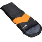 Saco de Dormir Nautika Viper Solteiro 2,10m para Camping 5c à 12c Ntk com Bolsa de Transporte Laranja com Preto