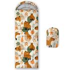 Saco de dormir QOOMO Cartoon Orange Capybara Waterproof 3-Seas