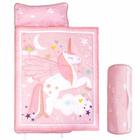 Saco de dormir UOMNY Toddler Nap Mat Unicorn com travesseiro 50x20in