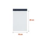 Saco De Embalagem Envelope 19X25 Branco 300 Un Resistente