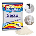 Saco de Gesso em Pó 5Kg - Seca Rápido Reparos e Artesanato