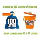 Saco De Lixo 100 Litros 100 Un Preto Super Reforçado - HIGIPACK