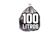 Saco De Lixo 100 Litros 300 Un Preto Super Reforçado