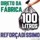 Saco De Lixo 100 Litros 50 Un Preto Reforçadíssimo