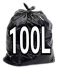 Saco de lixo 100 litros comum c/ 100 un