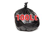 Saco De Lixo 100 Litros Preto C/100 Unidades
