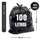 Saco De Lixo 100 Litros Preto Grosso Pct 4 Kg Uso Pesado Ultra Reforçado