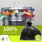 Saco De Lixo 100 Litros Preto Reforçado 100un